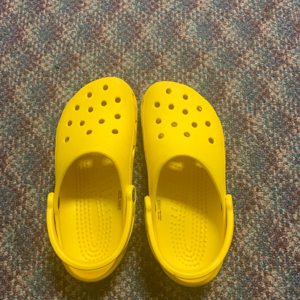 Yellow CROCS